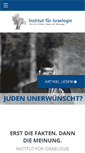 Mobile Screenshot of israelogie.de