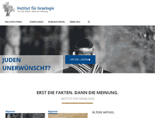 Tablet Screenshot of israelogie.de